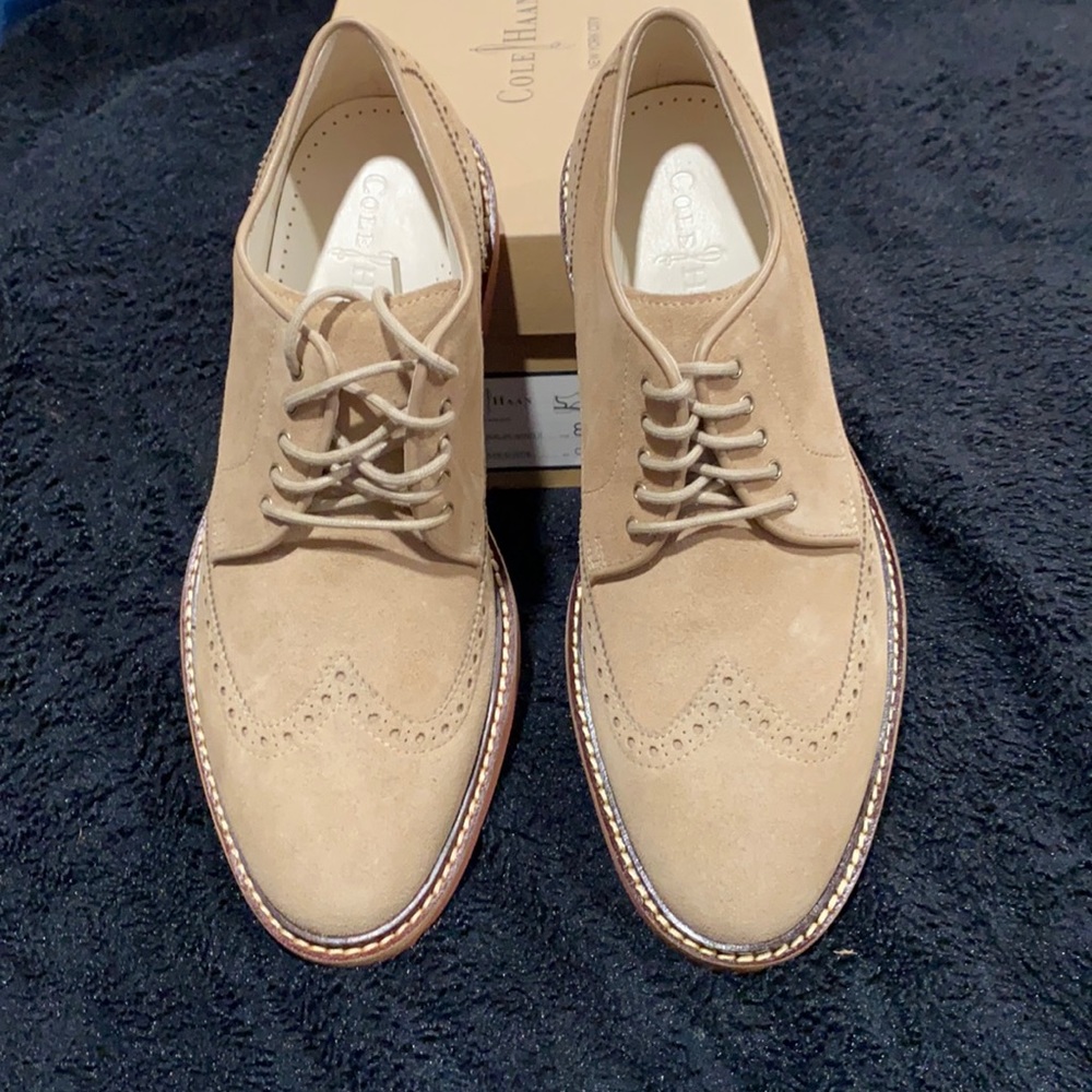 Cole Haan Air Franklin Wing II Suede Shoes